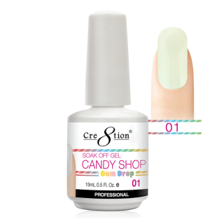 Cre8tion Candy Shop Gum Drop Gel Color 01